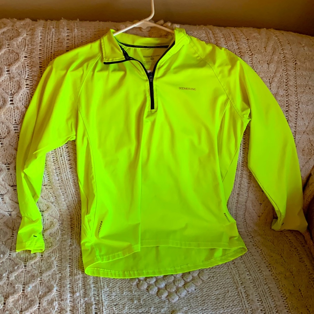 Boomerang neon running jacket